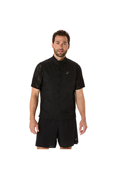 Asics METARUN PACKABLE GILET Erkek Siyah Yelek 2011C980-001
