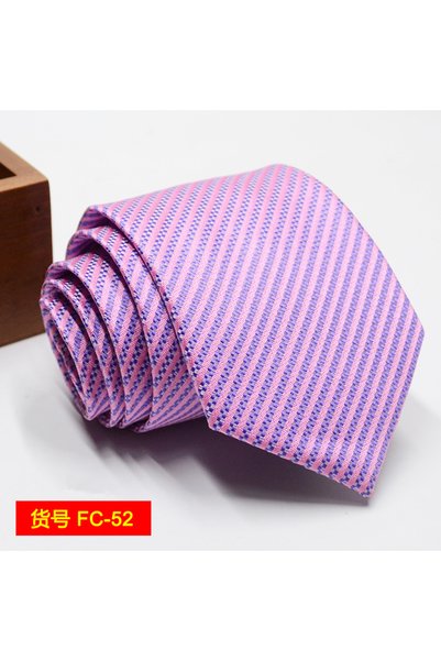Choice FC-52 67 Styles Men's Ties Solid Color Stripe Flower Floral 7-8cm Jacq...