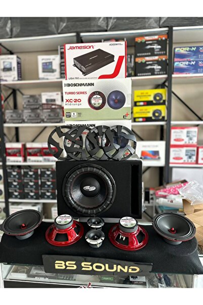 Boschmann ful set 4 adet mıdrange bass kabınlı pandızot tweter dahıl