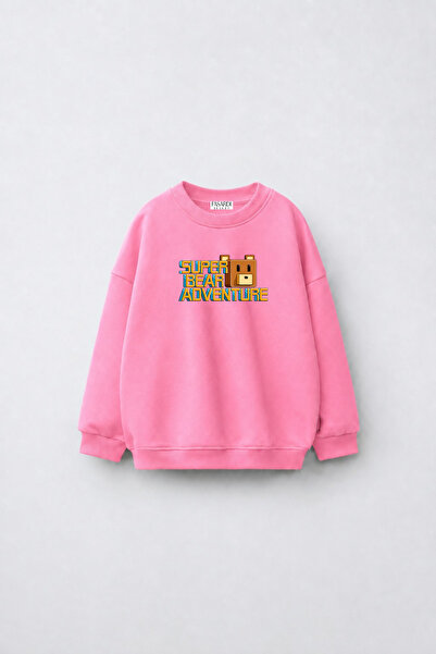 fasardi Super Bear Adventure Printed Oversized 3 Thread Unshaded Long Sleeve ...