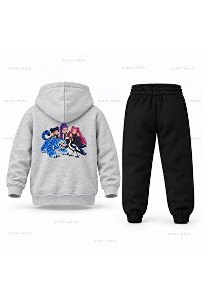 SVART WEAR طقم بدلة رياضية للأطفال مطبوع عليه KPop Demon Hunters Derpy Sussie...