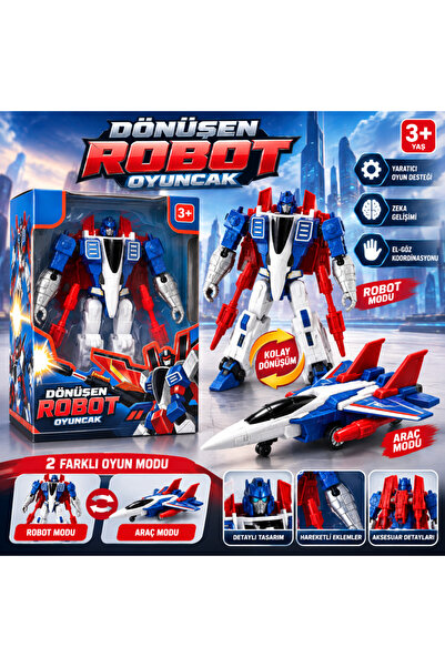 iyisiolsun A688-95 TRANSFORMERS DÖNÜŞEN ROBOT OYUNCAK (adet fiyatıdır)