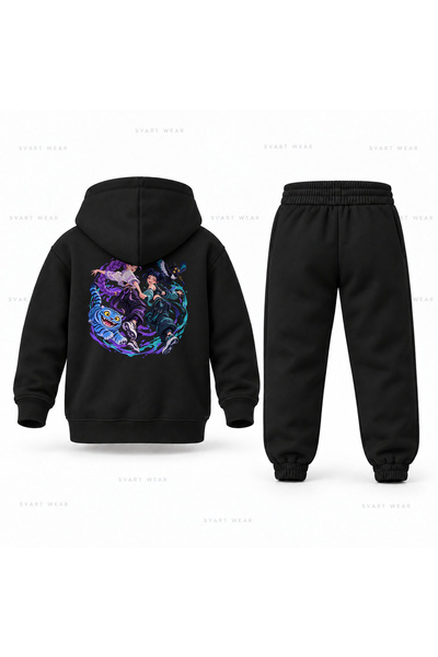 SVART WEAR طقم بدلة رياضية للأطفال مطبوع عليه KPop Demon Hunters Rumi Zoey Da...