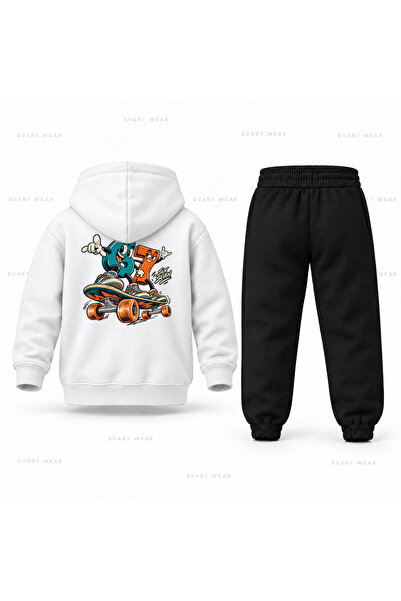 SVART WEAR طقم بدلة رياضية للأطفال مطبوع عليه Six Seven 67 Kaykay Park