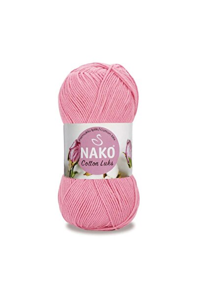 NAKO Cotton Luxury Hand Knitting Yarn 5-Pack - 60% Soft Cotton Premium Yarn 9...