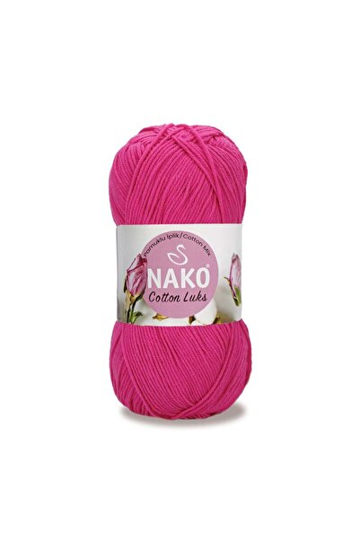NAKO Cotton Luxury Hand Knitting Yarn 5-Pack - 60% Soft Cotton Premium Yarn 9...