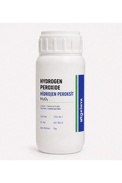 Hidrojen Peroksit 1 Kg – H₂O₂ – Teknik Kalite – Endüstriyel Kullanım
