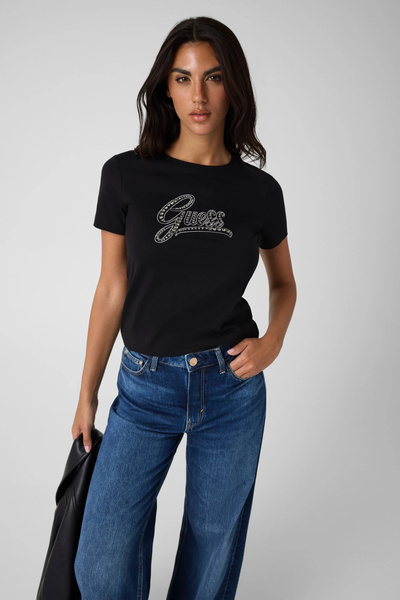 Guess قميص تي شيرت نسائي عادي من إمبرو