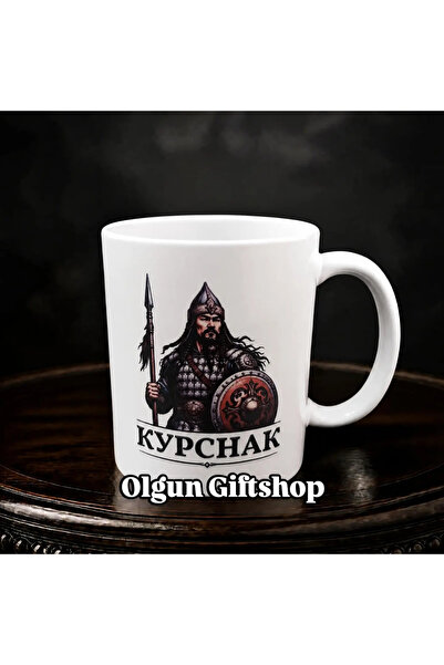 Kypchak (Kuman-Kıpçak) Savaşçı Porselen Kupa Çift Taraflı