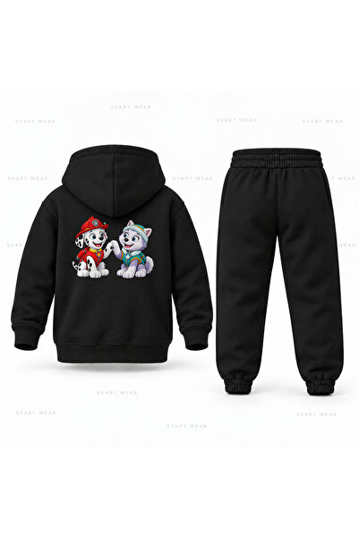 SVART WEAR Σετ παιδικής φόρμας με κουκούλα Paw Patrol Marshall Everest με στά...