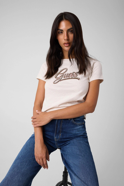 Guess قميص تي شيرت نسائي عادي من إمبرو