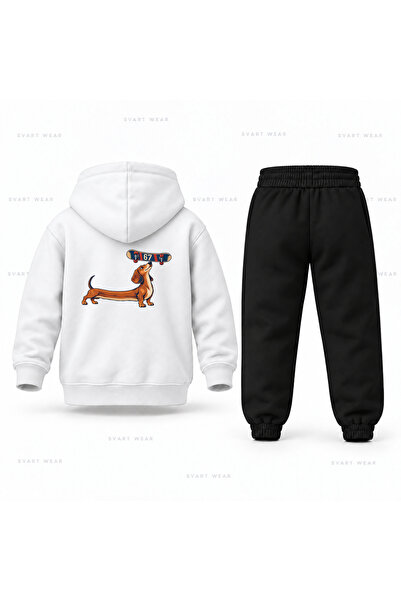 SVART WEAR طقم بدلة رياضية للأطفال مطبوع عليها Six Seven 67 Kopek Balance