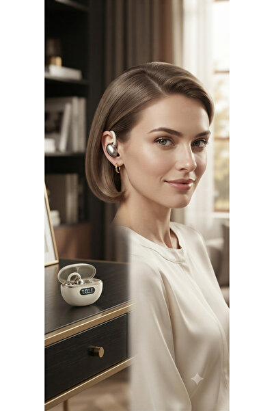Generic Brand سماعات أذن لاسلكية رياضية بتصميم المشبك (Ear Clip Wireless Earb...