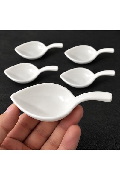 Elta Collection 6 lı Porselen Kahve Yanı Lokumluk Şekerlik Sunumluk Sosluk Re...
