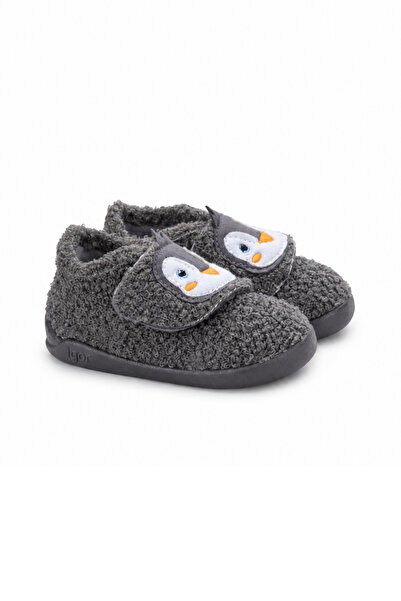 IGOR Homie Pinguino Çocuk Penguen Desenli Panduf - Antrasit W10351-134