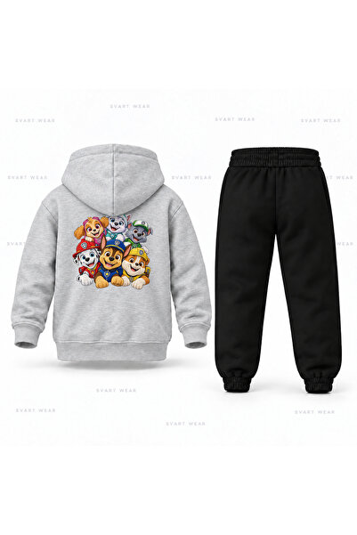 SVART WEAR Paw Patrol Pati Takimi Σετ παιδικής φόρμας με κουκούλα με στάμπα s...
