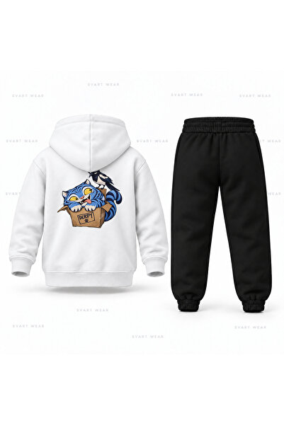 SVART WEAR طقم بدلة رياضية للأطفال مطبوع عليه KPop Demon Hunters Derpy Kutu
