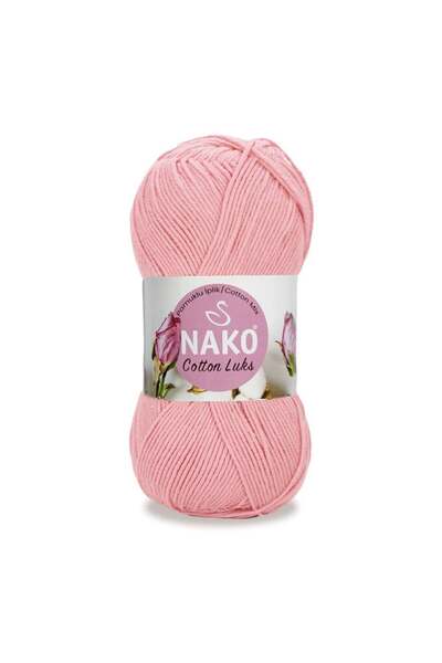 NAKO Cotton Luxury Hand Knitting Yarn 5-Pack - 60% Soft Cotton Premium Yarn 9...