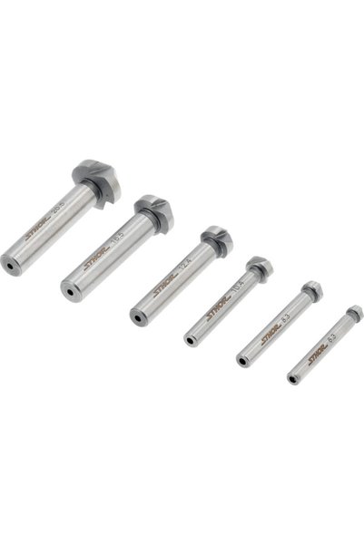 Sthor Set de 6 freze conice pentru metal, diametre de tăiere 6.3 - 20.5 mm