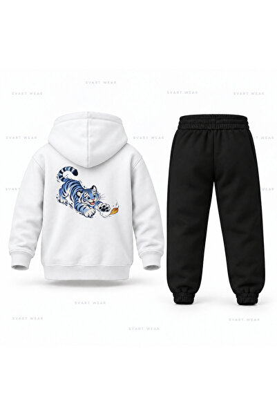 SVART WEAR طقم بدلة رياضية للأطفال مطبوع عليه KPop Demon Hunters Derpy Leaf Hunt