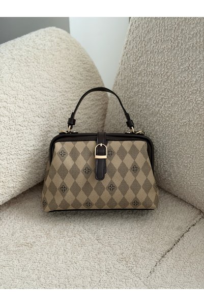 STİL SİDELYA Suede Scholarship Hand and Shoulder Women's Bag