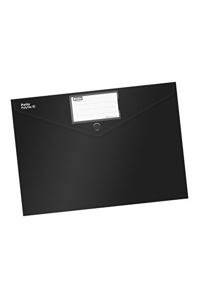 OEM Plastic folder with A4 opaque black clasp