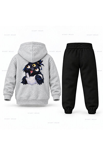 SVART WEAR طقم بدلة رياضية للأطفال مطبوع عليه KPop Demon Hunters Sussie Uc Bakis