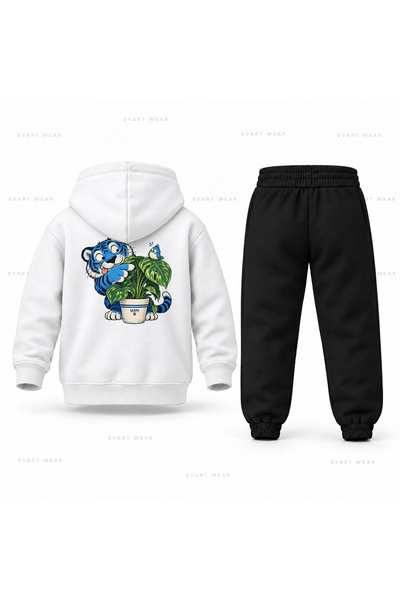 SVART WEAR طقم بدلة رياضية للأطفال مطبوع عليه KPop Demon Hunters Derpy Saksi