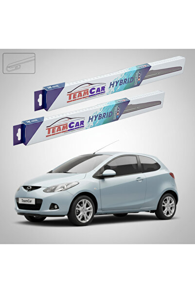 TEAMCAR Windshield wipers Mazda 2 DE 2008-2010 | Front Set Hybrid – TeamCar®