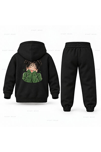 SVART WEAR طقم بدلة رياضية للأطفال مطبوع عليه KPop Demon Hunters Zoey Gulme