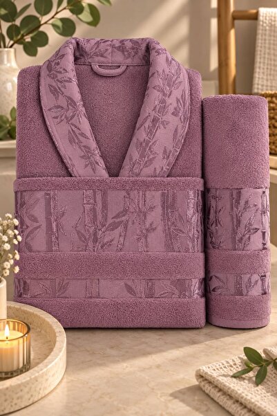 BAYBAYANAY Set halate de baie unisex 100% bumbac 3 piese
