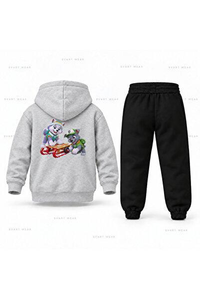 SVART WEAR Paw Patrol Everest Rocky Repair Printed Children's Hooded Tracksui...