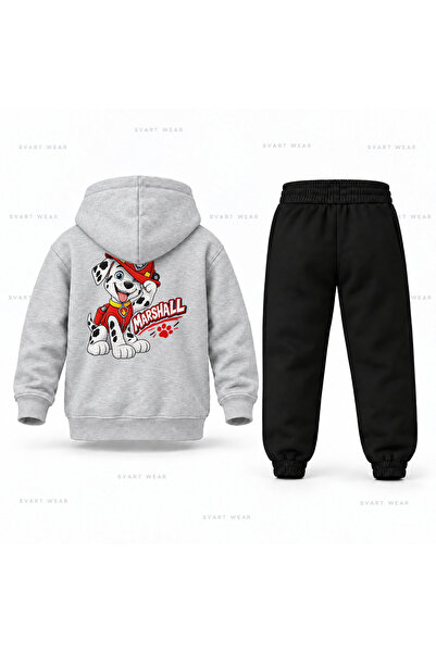 SVART WEAR Σετ παιδικής φόρμας με κουκούλα Paw Patrol Marshall με στάμπα σκύλου