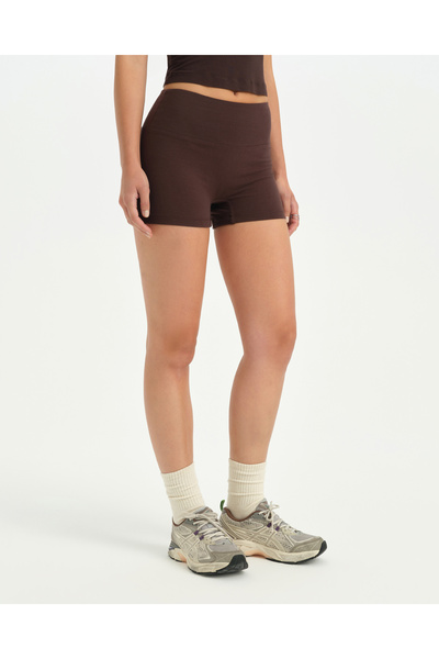 Ayma Active شورت بني ميني