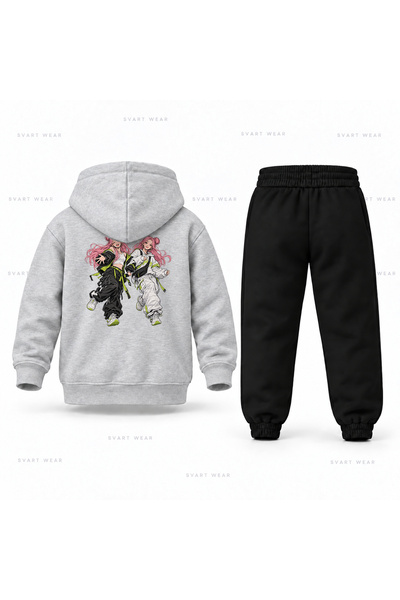 SVART WEAR طقم بدلة رياضية للأطفال مطبوع عليه KPop Demon Hunters Mira Zoey Yaris
