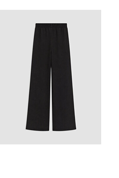 LC Waikiki Girl's Black Knitted Pants