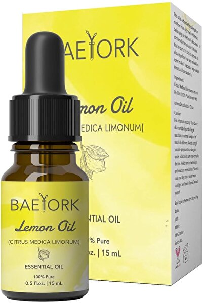 BAEYORK زيت الليمون الإيطالي العطري 15 مل (0.5 فل. أونصة) أوز.) زيت طبيعي نقي...