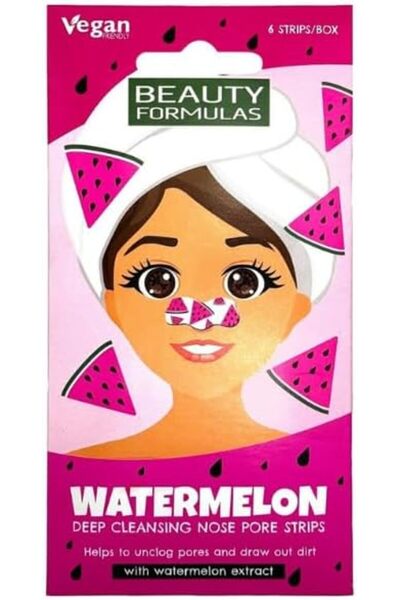BEAUTY FORMULAS BEAUTY FORMULA WATERMELON NOSE PORE STRIPS 6'S