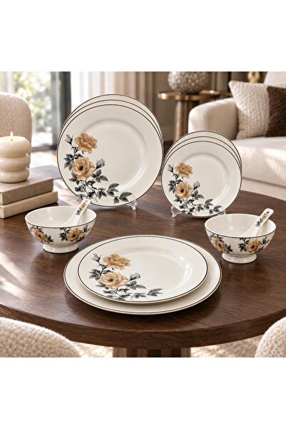 laverahome طقم عشاء مودرن 24 قطعة |