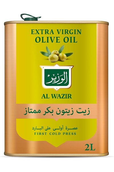 Alwazir cleaner زيت الزيتون البكر الممتاز من الوازير، 2 لتر، عصرة أولى على ال...