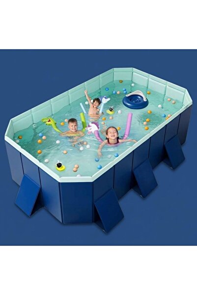 GENERAL Foldable Kids Swimming Pool Non-Inflatable 210x140x55cm Blue