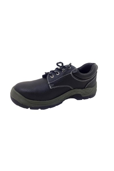 Glory Footwear Unisex Χαμηλά Δερμάτινα Παπούτσια Εργασίας Ασφαλείας σε Μαύρο