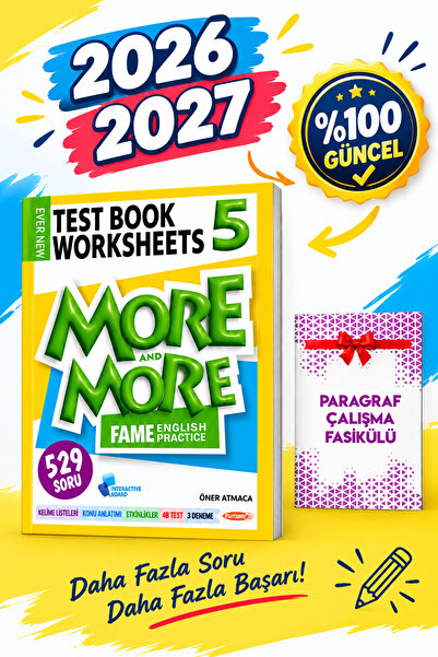Fenomen Yayıncılık More and More 5. Sınıf Test Book
