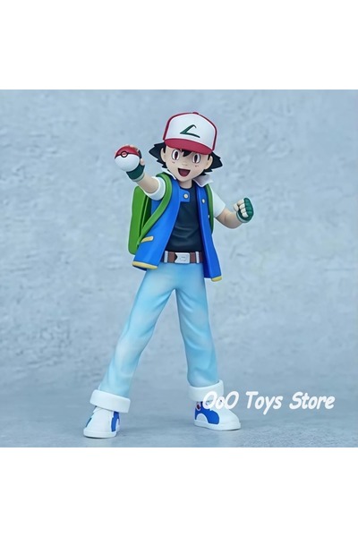 BANDAI تماثيل شخصيات أنيمي بوكيمون: آش كيتشوم وبروك وميستي، مقاس 13-15 سم، مص...