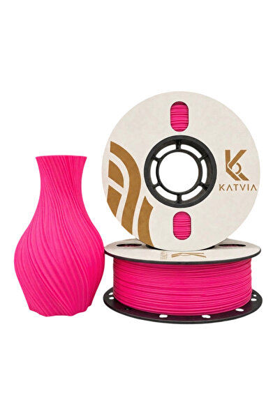 Katvia PLA Filament 1.75mm 1kg neon Pembe
