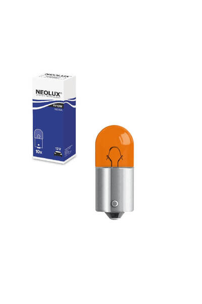 NEOLUX Λάμπα φλας RY10W BAU15S Πορτοκαλί Παξιμάδι 12 βολτ 10 βατ Από την Osra...
