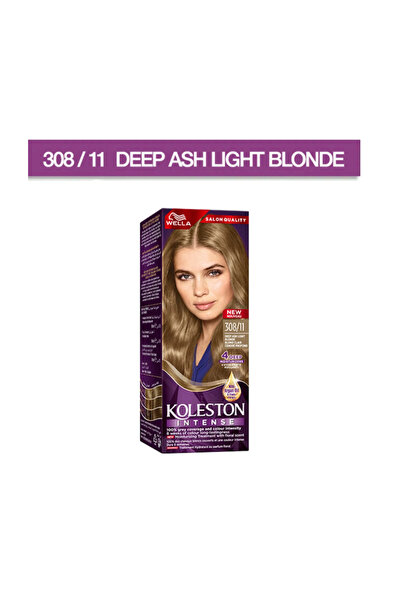 Wella Koleston Hair Dye 50ml Light Ash Blonde Intense 308/11