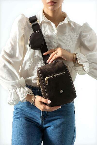 Jacquline 26Kclzd376C Women's Shoulder Bag Brown