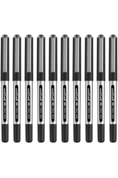 UNİ-BALL Eye Micro Ub-150 Gel Ink Pen - 0.5 mm - 10 Pcs - Uni Mitsubishi Penc...