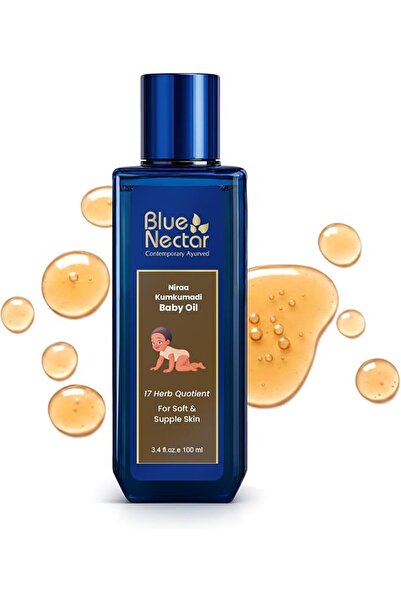 Blue Nectar Kumkumadi Baby Massage Oil for Newborn | Ayurveda Baby Body Oil